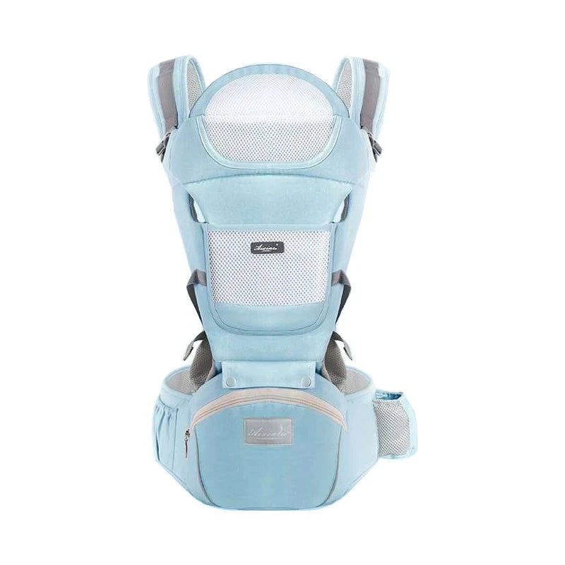 Newborn Carrier Baby Cozy Baby Wrap Carrier with Hook&Loop for Easily Adjustable Soft Fabric Baby Carrier